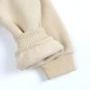 Children's Fleece Solid Plus Pullover Top Babies Color Girls Crop Tops for Kids (Beige, 3-4 Years) view 4
