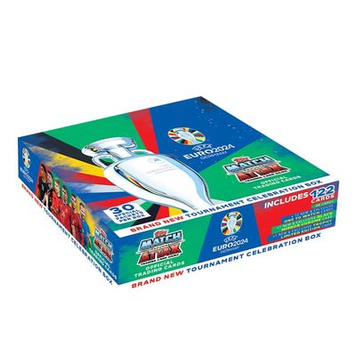 Topps Official Match Attax for 2024 European Football Championship - Tournament Box (30 Exclusive Packages)