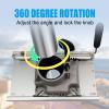 HSOKEW Boat Seat Pedestal, Fore & AFT Seat Slide with Locking Seat Mount Aluminum Adjustable Height from 13" to 19", Fit Most Boat Seat Mount 2 7/8-Inch Diameter Pedestal (Seats) view 3