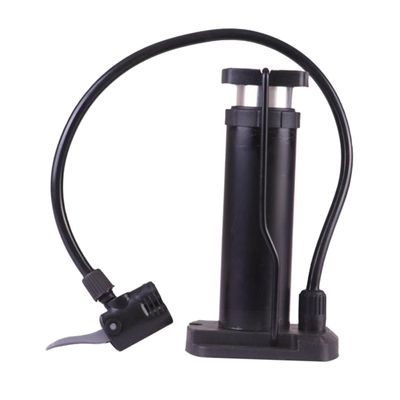 POPETPOP Mini Foot Pump for Tire Inflation High-Pressure Floor Inflator Easy to Use Metal Plastic Construction