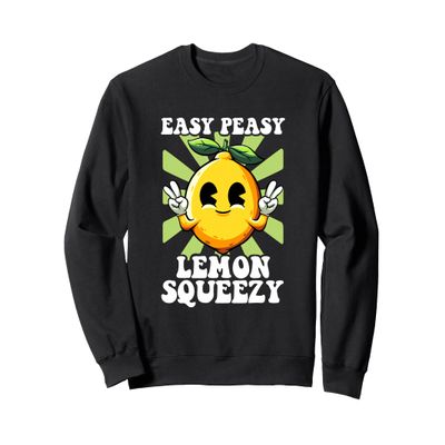 Easy Peasy Lemon Squeezy Lemonade Ceo Funny Lemon Lemonade Sweatshirt