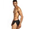 JOCKMAIL Mens Boxer Briefs Men's Underwear Mens Boxers Ice Silk Underwear Boxer Briefs for Men (US, Alpha, Medium, Regular, Regular, Black) view 2