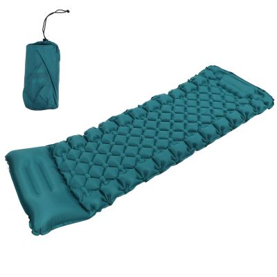 NSXAYIWE Camping Sleeping Pad, Ultralight Inflatable Sleeping air Mattress for Camping,Camping cot for Camping, Hiking - Airpad Bag,Compact & Lightweight Air Mattress(Blue)
