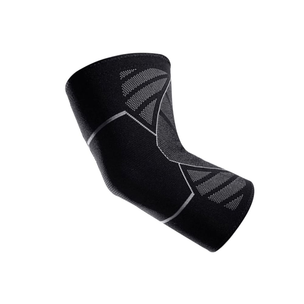 FRCOLOR 1pc Sports Knee Brace Breathable Silicone Protective Sleeve Pads Non- Design for Basketball Climbing and More Silver Grey