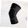FRCOLOR 1pc Sports Knee Brace Breathable Silicone Protective Sleeve Pads Non- Design for Basketball Climbing and More Silver Grey view 3