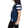 Calhoun NHL Womens Retro Varsity Short Sleeve Cotton V-Neck T-Shirt (New York Rangers, XX-Large) view 3