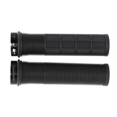 POPETPOP Microfiber Leather Bicycle Handle Grips Ergonomic Non-Slip Cycle Handle Cover for Mountain Biking Accessories Black Red