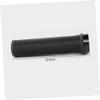 POPETPOP Microfiber Leather Bicycle Handle Grips Ergonomic Non-Slip Cycle Handle Cover for Mountain Biking Accessories Black Red view 3