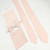 Entwineno Mens Charm Linen Cotton Bowties - Solid Pretied Bow Ties for Men Wedding Groomsmen (Petal Pink, L (Youth, Adult)) view 4