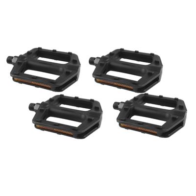 POPETPOP 2pairs Mountain Bike Pedals Non-Slip Bike Pedals Cycling Accessories Abrasion-Resistant Plastic