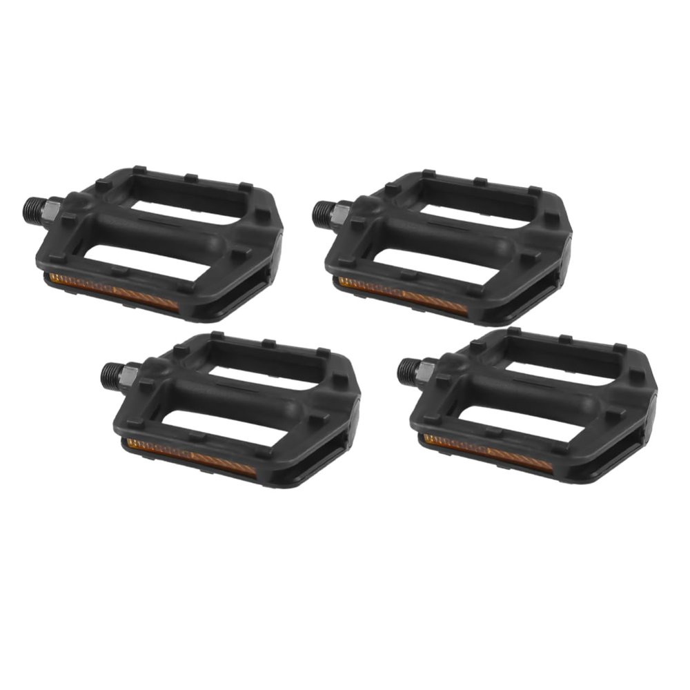 POPETPOP 2pairs Mountain Bike Pedals Non-Slip Bike Pedals Cycling Accessories Abrasion-Resistant Plastic