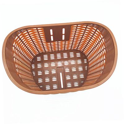 POPETPOP Retro Plastic Bike Basket Handlebar Bag Large Capacity Storage for Electric Bike Accessories