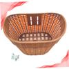 POPETPOP Retro Plastic Bike Basket Handlebar Bag Large Capacity Storage for Electric Bike Accessories view 4