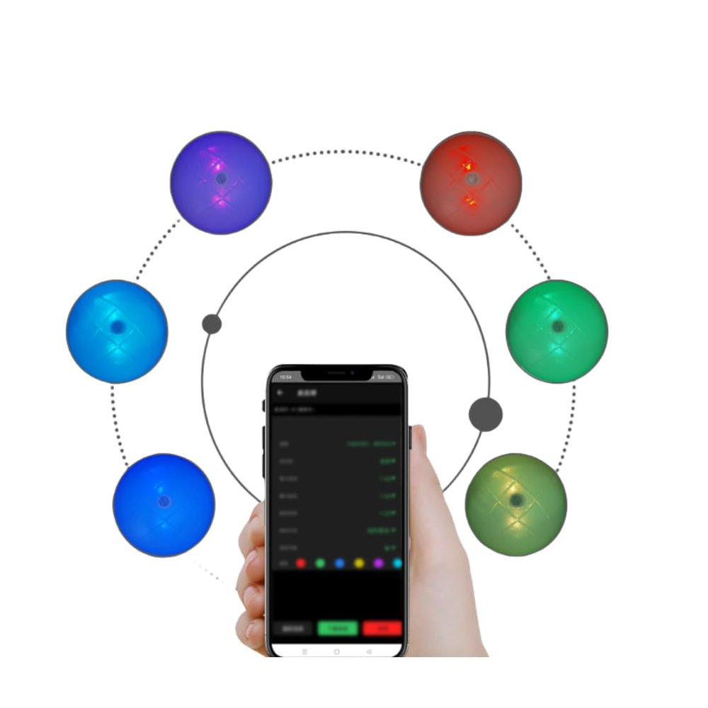 Lubeby Smart X-BALL Reaction Training Ball, Smart Agility Training Hand-eye Coordination Training Ball (4 PCS)