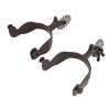 TANIQIACA Engraved Boots Spur with Vintage Pattern for Equestrian Equipment view 3