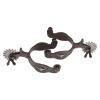 TANIQIACA Engraved Boots Spur with Vintage Pattern for Equestrian Equipment view 4