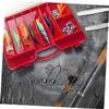 balacoo Portable Double Layer Fishing Tackle Case Lure Storage Box for Organizing Hooks and Baits Convenient and Practical Fishing Gear Organizer for Enthusiasts view 4