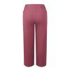 of Today Open Box Deals Trendy Patchwork Boho Pants Pantalones De Mujer Blancos Sweatpants Joggers Faux Suede Pants for Women Sport Pants for Womens Clearance Pink view 4