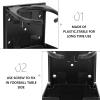 Foosball Table Cup Holder, Plastic Black Foosball Table Car External Coke Beverage Cup Rack Holder Stand Black Folding Drink Holder view 3