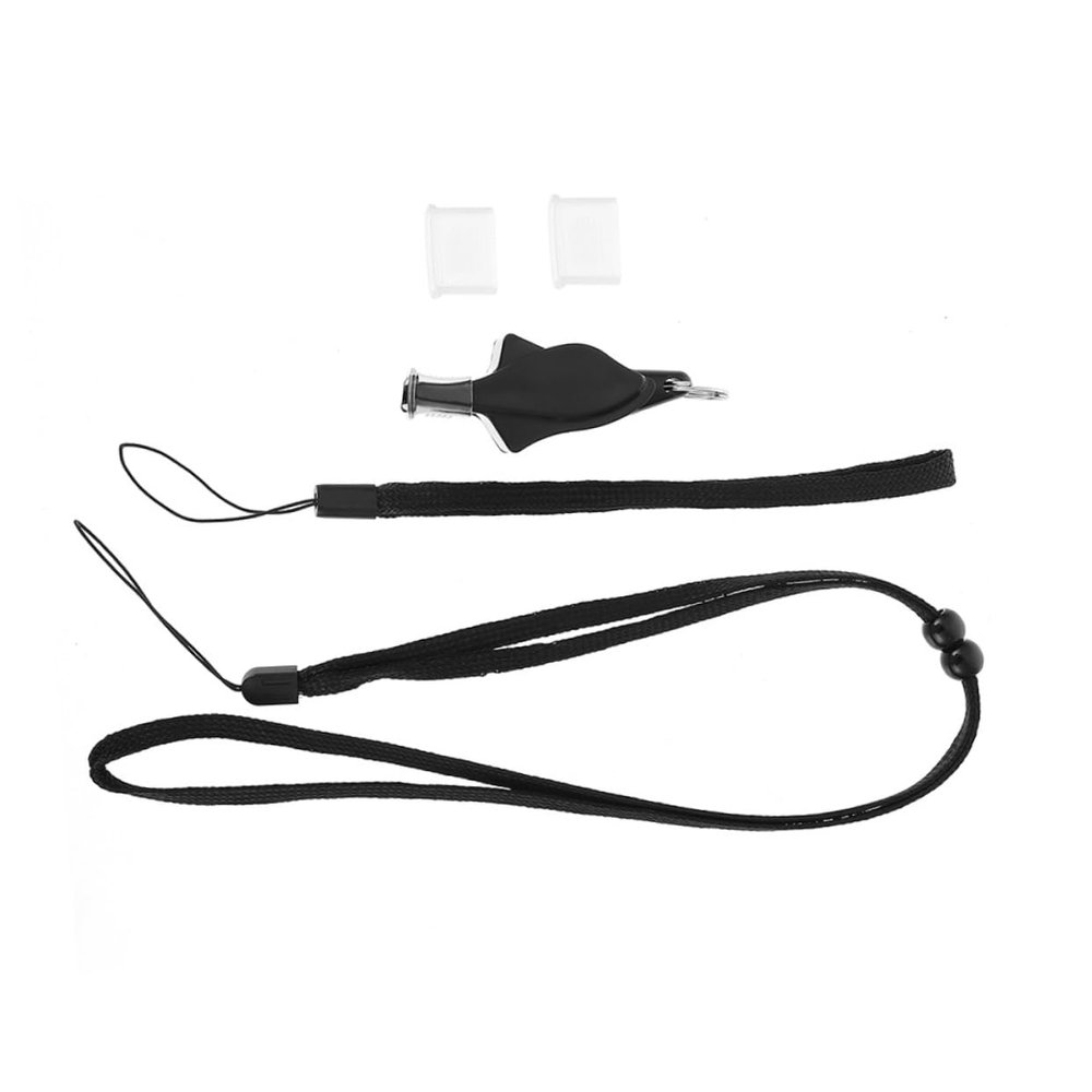 SUPVOX Stainless Steel Referee Whistle for Sports Training Compact Outdoor Survival Whistle Lanyard and Loud Design for and Referees