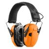 Savior Equipment Apollo Electronic Earmuffs Ear Protection For Shooting w/Soft Gel Ear Pads & Padded Headband, Orange view 1