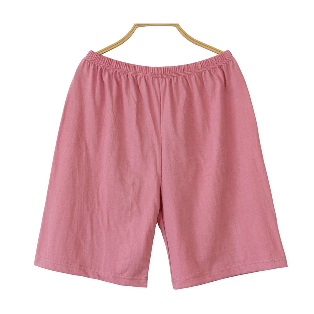 XWSM 4PCS Middle Elderly Women's Shorts Underwear Boxer Briefs Panties Soft Cotton High Waisted Plus Size Home Underpants (Color : 4pcs Red, Size : XXL/XX-Large)
