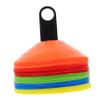 SUPVOX 1set Multi-Function Agility Cones for Soccer Training Markers Colors Storage Rack and Carry Bag for Football Basketball and Outdoor Activities view 1