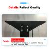 GQMYCDM RV Folding Table Collapsible Table Folding Camping Table Push-Pull Lift Dining Tables Removable RV Table, for Patio, Yacht, Caravan, Outdoor, Beach, Indoor (Color : Black) view 4