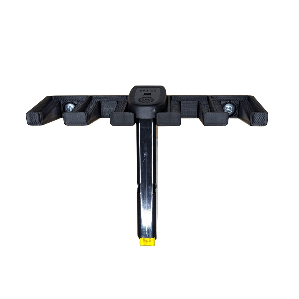 Hammy3DPrints Mount for Taurus PT 709 Mags - Wall | Magazine Holder Storage Rack (4 Mag)