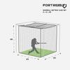 Fortress Baseball Batting Cage Nets | Heavy-Duty HDPP Fully Enclosed Baseball & Softball Cage Netting [14 Sizes & 3 Grade Options]  NET ONLY (8 x 8 x 8, #42) view 2