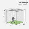 Fortress Baseball Batting Cage Nets | Heavy-Duty HDPP Fully Enclosed Baseball & Softball Cage Netting [14 Sizes & 3 Grade Options]  NET ONLY (10 x 10 x 10, #42) view 2