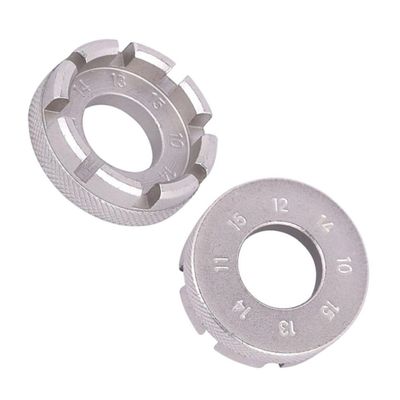 POPETPOP Bike Wrench Tool 8-Slot Key for Wheel Rim Adjustment Material Portable Repair Tool
