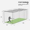 Fortress Baseball Batting Cage Nets | Heavy-Duty HDPP Fully Enclosed Baseball & Softball Cage Netting [14 Sizes & 3 Grade Options]  NET ONLY (20 x 8 x 8, #36) view 2