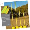 SUPVOX 2pcs Soccer Sign Pole Football Training Pole Plastic Enhance Agility Flexibility view 3