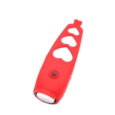 POPETPOP Electric Bike Horn Bike Bell for Women 6 Voice Options Red Bell Accessory Weatherproof Silicone