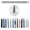 NineFit Basics Sunnlie Kids cotton Clip On Ties - Pre-tied Adjustable Neck Strap Tie for Baby Boys - Ties For Babies To Ware On Weddings (Pink Floral, Large (9-13 yrs)) view 4