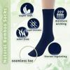 Silky Toes Viscose Bamboo Seamless Grid Dress Socks for Boys Girls, 3-6 Pk, Sensory School Uniform Crew Socks for kids view 3