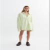 Argeousgor Women Striped 2 Piece Outfits Y2K Button Down Shirts Lounge Matching Short Sets Casual Summer Sweatsuit view 3