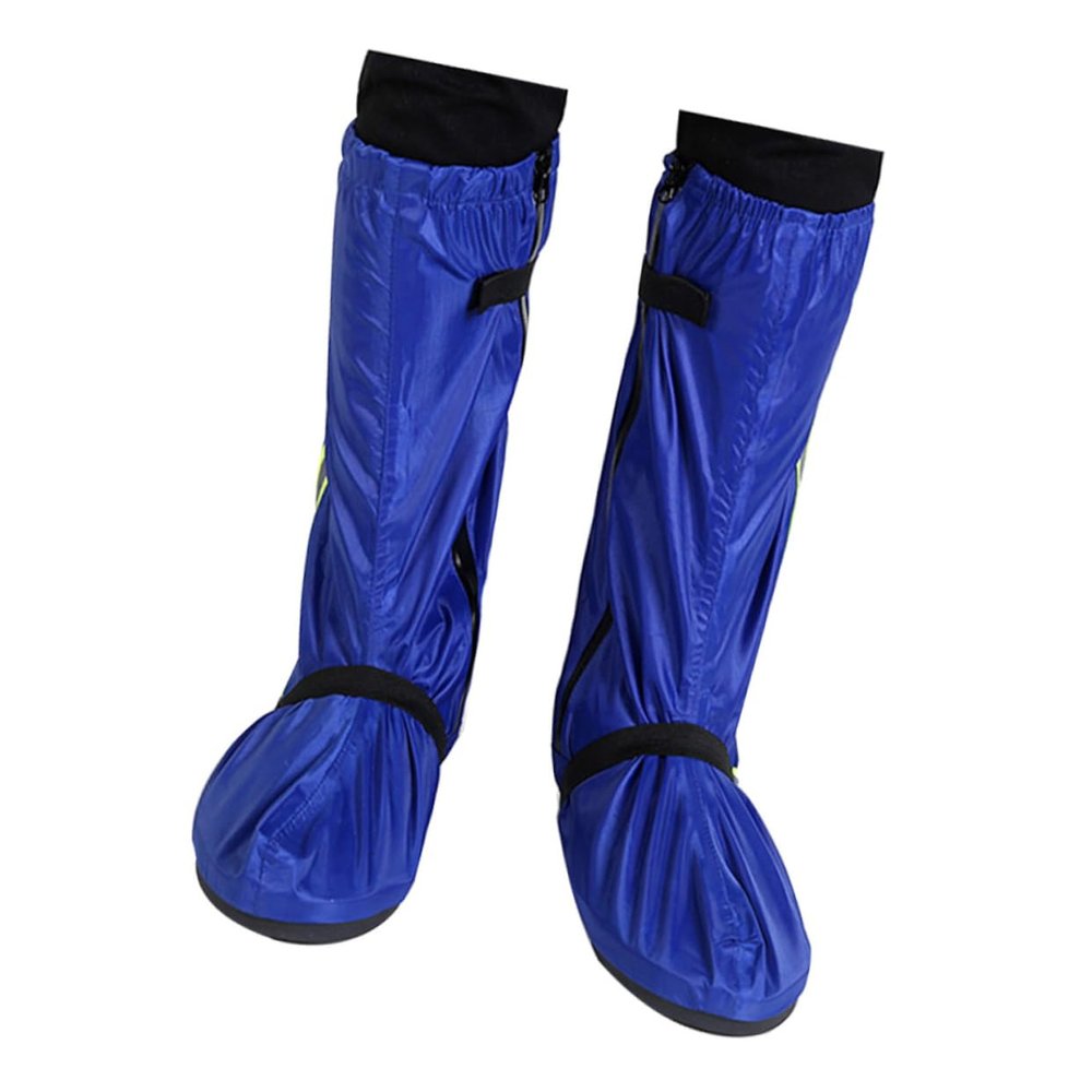 Angoily Adjustable Band Oxford Cloth Waterproof Shoes Cover High Snow Rain Boot Cover Reflective for Men Women Waterproof Shoes for Women