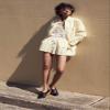 Argeousgor Women Striped 2 Piece Outfits Y2K Button Down Shirts Lounge Matching Short Sets Casual Summer Sweatsuit view 3