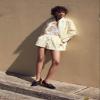Argeousgor Women Striped 2 Piece Outfits Y2K Button Down Shirts Lounge Matching Short Sets Casual Summer Sweatsuit view 4