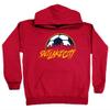 Xtreme Apparrel Salt Lake City Soccer Skyline Kid's Fan Hoodie Sweatshirt (Cardinal Hoodie,YS) view 1