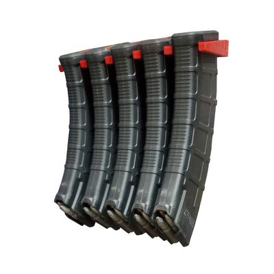 Hammy3DPrints Mount for CZ Bren 2 762x39 Mags - Wall | Magazine Holder Storage Rack (Black, 4 Mag)