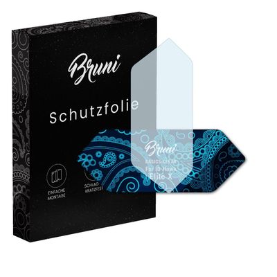 Bruni Screen Protector compatible with IO Hawk Elite X Protector Film, crystal clear Protective Film (2X)