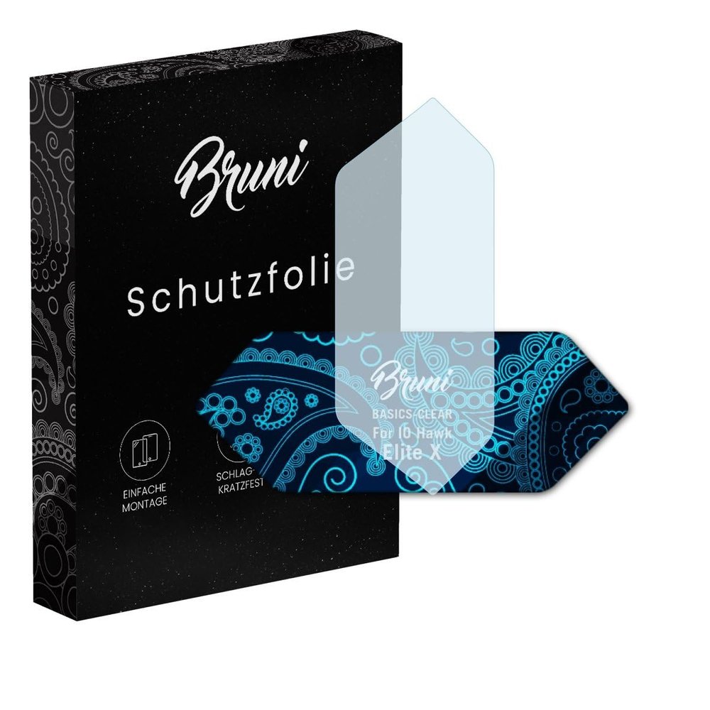 Bruni Screen Protector compatible with IO Hawk Elite X Protector Film, crystal clear Protective Film (2X)