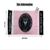 Island Gear Inter Miami Leo Messi Beach Towel - MLS Official Merchandise - 30"" x 60"" - Soccer Football, Pink view 2