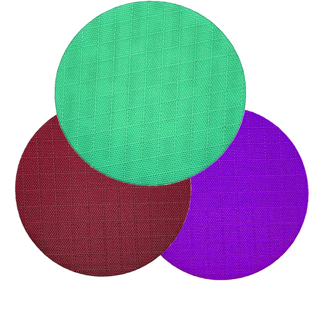 aZengear Down Jacket Repair Kit with 11 Self-Adhesive Patches - Waterproof Patches for Puffer Coats, Tents and Outdoor Gear (Cool Green, Purple, Burgundy)