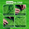aZengear Down Jacket Repair Kit with 11 Self-Adhesive Patches - Waterproof Patches for Puffer Coats, Tents and Outdoor Gear (Cool Green, Purple, Burgundy) view 2