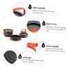 POPETPOP 1set Outdoor Cooking Set Aluminum Camping Cookware for People High Temperature Resistant Portable Cookers for Picnics Grilling and Hiking Activities view 2
