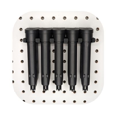 Hammy3DPrints Mount for FN 502 Tactical Mags - Pegboard/Metal Pegboard/Skadis/etc. | Magazine Holder Storage Rack (Heavyweight Diamond Plate Steel)